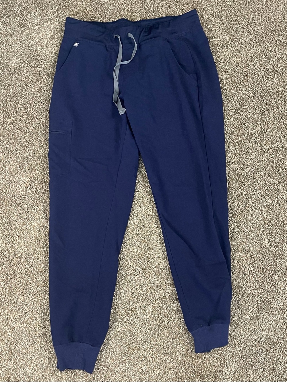 Figs Technical Collection Zamora Jogger Scrub Pant Navy Blue Women’s Size Medium